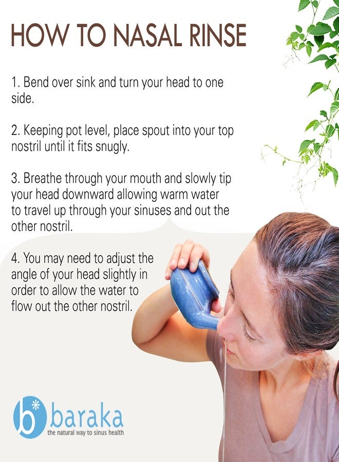 Baraka Mineral Sea Salt Rinse - French Atlantic Grey Sea Salt, Neti Pot Sinus Rinse, Natural Saline Solution, Nasal Wash, Perfect for Daily Neti Pot Rinsers, Easy to Use, No Additives, 8-oz, 3-Pack - Image 5